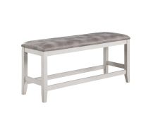 New Classic D7522-26 Richland - Counter Height Bench - White