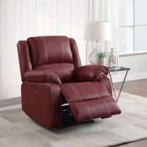 ACME LV52152 Zuriel - Motion Rocker Recliner - Red