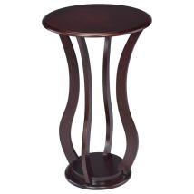 CoasterEveryday 900934 Elton - Round Wood Top Accent Side Table - Cherry