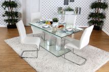 Furniture of America CM3362T-TABLE Richfield - Dining Table - Silver
