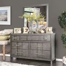 Furniture of America CM7580GY-D Berenice - Dresser - Gray