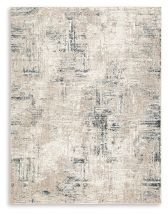 Ashley Furniture R406522 Gentor - 5' x 7' Rug - Blue / Ivory