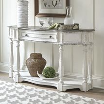 Liberty Furniture 244-AT2001 Magnolia Manor - Hall Console Table - White