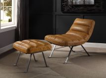 ACME 59650 Bison - Accent Chair - Toffee Top Grain Leather