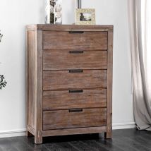 Furniture of America CM7360C Wynton - Chest - Weathered Light Oak