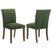 Coaster Fine Furniture 106378 Cantley - Upholstered Dining Side Chair (Set of 2) - Green
