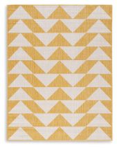 Ashley Furniture R900061 Thomley - 8' x 10' Rug - Ivory / Yellow