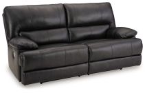 Signature Design by Ashley® U6580147 Mountainous - Eclipse - 2 Seat Power Reclining Sofa With Adj Headrest