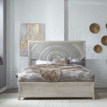 Liberty Furniture 902-BR-KPB Liberty Furniture 902-BR-KPB Belmar - King Panel Bed - Washed Taupe