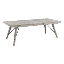 Intercon MR-TA-4290-WWH-C Modern Rustic - Trestle Table - Weathered White