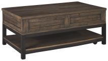 Ashley Furniture T444-9 Johurst - Grayish Brown - Lift Top Cocktail Table