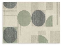 Signature Design by Ashley® R406352 Dallane - Linen / Blue / Green - Medium Rug