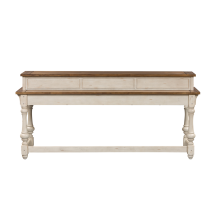 Liberty Furniture 498-OT7736 Morgan Creek - Console Bar Table - White