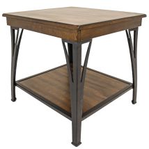 Intercon DT-TA-2426-CCR-C District - End Table - Copper