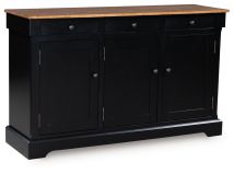 Ashley Furniture D634-80 Wildenauer - Dining Room Buffet - Brown / Black