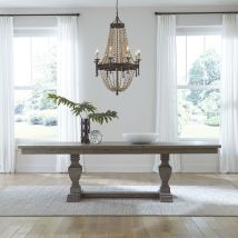 Liberty Furniture 944-CD-TRS Westfield - Trestle Table - Havana Brown