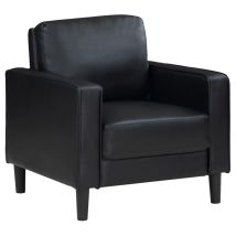 Coaster Fine Furniture 508363 Ruth - Upholstered Track Arm Accent Chair - Black