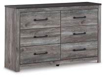 Ashley Furniture B1290-31 Bronyan - Six Drawer Dresser - Dark Gray