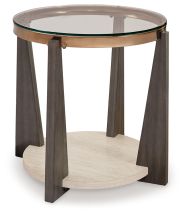 Ashley Furniture T432-6 Frazwa - Round End Table - Multi