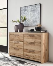 Signature Design by Ashley® B1050-31 Hyanna - Tan Brown - Six Drawer Dresser