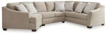 Signature Design by Ashley® 52705S2 Brogan Bay - Cork - 3-Piece Sectional With Laf Cuddler