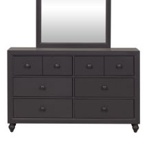 Liberty Furniture 423-BR30 Cottage View - 6 Drawer Dresser - Dark Gray