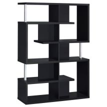 CoasterEveryday 800309 Hoover - 5-Shelf Bookshelf - Black