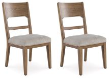 Ashley Furniture D974-01 Cabalynn - Dining Uph Side Chair (Set of 2) - Oatmeal / Light Brown