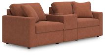 Ashley Furniture 92102S3 Ashley Furniture 92102S3 Modmax - 3-Piece Sectional With Storage Console - Spice