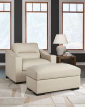 Ashley Furniture 19304/23/14 Treasure Trove - 2 Pc. - Chair And A Half, Ottoman - Almond