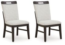 Signature Design by Ashley® D618-01 Neymorton - Light Gray / Brown - Dining Upholstered Side Chair (Set of 2)