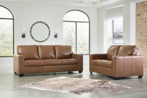 Ashley Furniture 55603/38/35 Bolsena - 2 Pc. - Sofa, Loveseat - Caramel