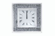 ACME 97395 Noralie - Wall Clock - Mirrored & Faux Diamonds - 20"