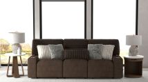 Jackson Furniture Industries 761911-1847/09-1998/09 Zen - Power Reclining Sofa With CR3 Heat/Massage/Zero Gravity - Chocolate