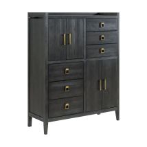Intercon PO-BR-N9506G-BDL-C Portia - Gentleman's Chest - Brushed Brindle