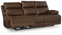 Ashley Furniture U1040015 Vonryan - Power Reclining Sofa With Adj Headrest - Tobacco