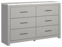 Ashley Furniture B1192-31 Cottonburg - Light Gray / White - Six Drawer Dresser