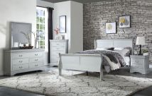 ACME 26745F Louis Philippe - Full Bed - Platinum