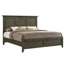 Intercon SM-BR-8865K-GRY-C San Mateo - King Standard Bed - Gray