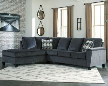 Millennium® by Ashley 83905/16/70 Abinger - Smoke - Left Arm Facing Chaise Sleeper 2 Pc Sectional
