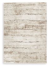 Signature Design by Ashley® R406852 Kasney - Cream / Brown - Medium Rug