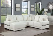 Furniture of America CM6410WH-OT Althea - Ottoman - White
