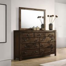 New Classic 00-1334-DM New Classic 00-1334-DM Blue Ridge - Dresser & Mirror - Dark Brown