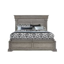 Pulaski Furniture P091-BR-K6 Pulaski Furniture P091-BR-K6 Madison Ridge - California King Panel Bed With Blanket Chest Footboard - Light Oak