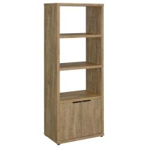 Coaster Fine Furniture 701703 Tabby - 3-Shelf Engineered Wood Media Tower - Mango