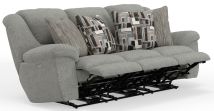 Jackson Furniture Industries 616545-1771/28-2397/29 Jackson Furniture Industries 616545-1771/28-2397/29 Trifecta - Power Sofa With 3 Recliners And Drop Down Table - Nature