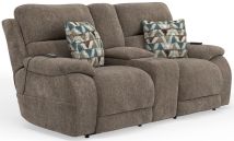 Jackson Furniture Industries 762829-1963/19-2940/49 Joya - Power Zero Gravity Reclining Console Loveseat With Power Adjustable Headrest And CR3 Heat/Massage/Lumbar/ZG - Mushroom