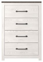 Ashley Furniture B1190-44 Gerridan - Four Drawer Chest - White / Gray