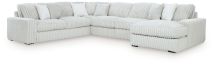 Ashley Furniture 25903S9 Ashley Furniture 25903S9 Stupendous - 5-Piece Sectional With RAF Corner Chaise - Alloy