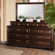 Furniture of America CM7302CH-D Brandt - Dresser - Brown Cherry